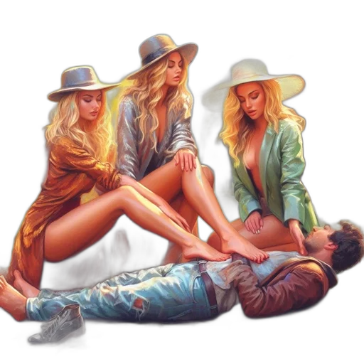 hat, jacket, photorealistic, concept art transparent PNG cut-out