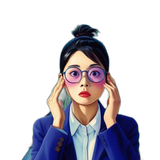 face, jacket, staff, mask transparent PNG cut-out