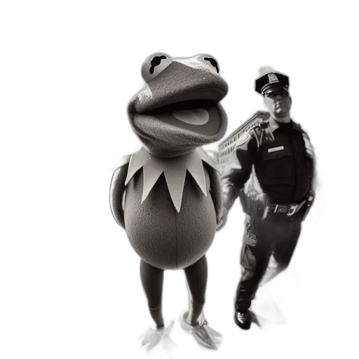 animal, staff, hat, creature transparent PNG cut-out