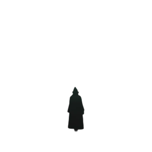 jacket, dress, staff, robot transparent PNG cut-out