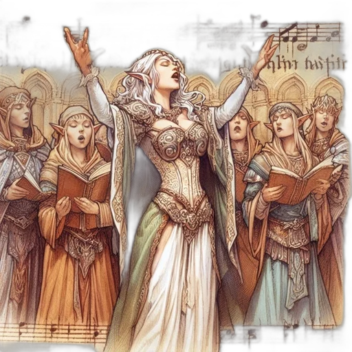 fantasy art, concept art, watercolor, comic book art transparent PNG cut-out
