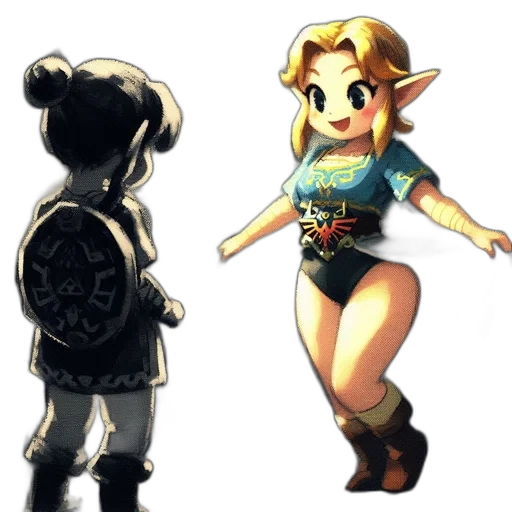 dress, weapon, concept art, pixel art transparent PNG cut-out