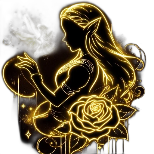 jewelry, flower, crown, fantasy art transparent PNG cut-out