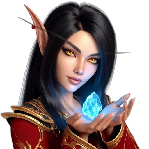 jewelry, staff, face, fantasy art transparent PNG cut-out