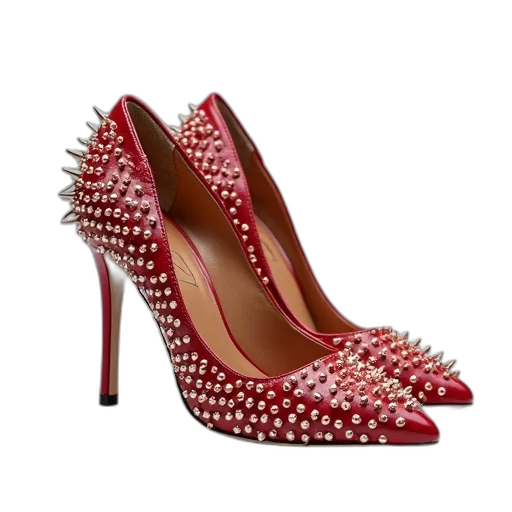 shoes, manolo, spiked, pump transparent PNG cut-out