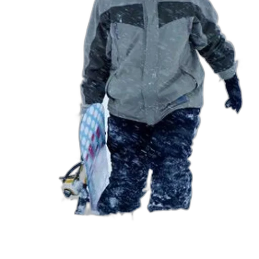 jacket, staff, weapon, 3d render transparent PNG cut-out