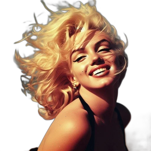 hair, face, photorealistic, comic book art transparent PNG cut-out