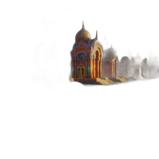 building, bottle, concept art, watercolor transparent PNG cut-out