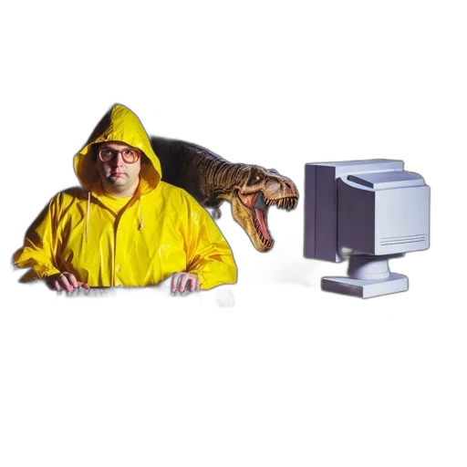 robot, creature, jacket, animal transparent PNG cut-out