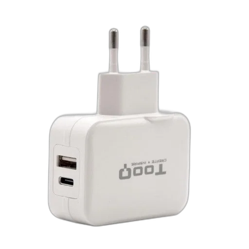 white, wall, charger, two transparent PNG cut-out