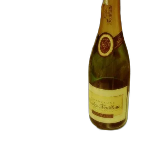 bottle, staff, crown, 3d render transparent PNG cut-out