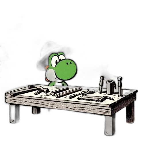 furniture, robot, jewelry, staff transparent PNG cut-out
