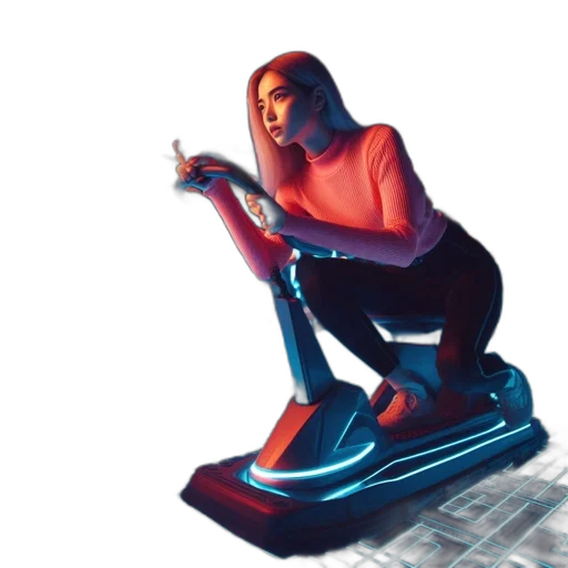 robot, furniture, concept art, 3d render transparent PNG cut-out