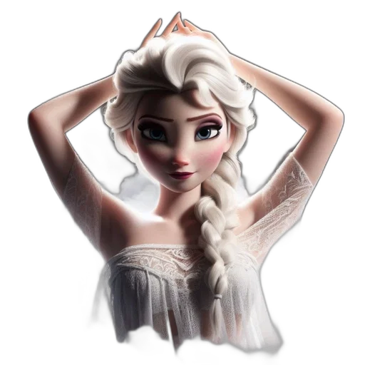 dress, crown, jewelry, face transparent PNG cut-out