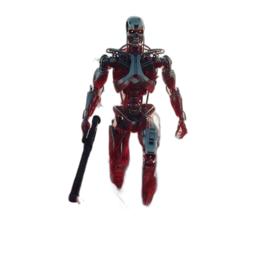 robot, weapon, staff, sword transparent PNG cut-out