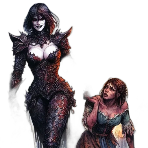 fantasy art, concept art, comic book art, pixel art transparent PNG cut-out