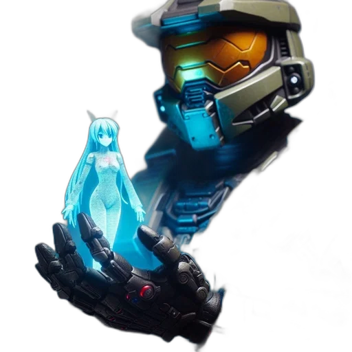 robot, weapon, mask, staff transparent PNG cut-out