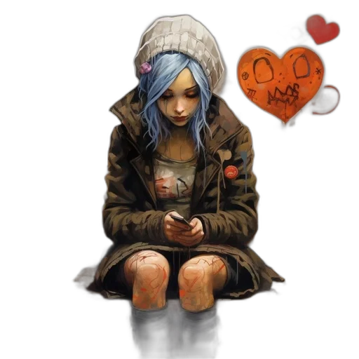 jacket, face, concept art, fantasy art transparent PNG cut-out