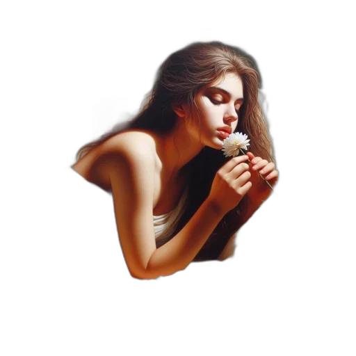 jewelry, hair, dress, face transparent PNG cut-out
