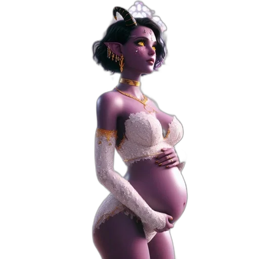 dress, concept art, fantasy art, 3d render transparent PNG cut-out