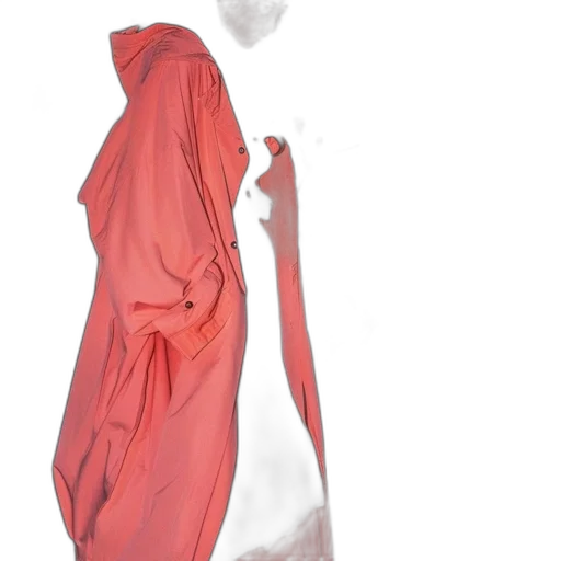 dress, jacket, umbrella, staff transparent PNG cut-out