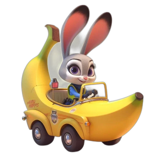 car, animal, concept art, 3d render transparent PNG cut-out