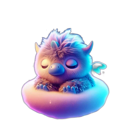staff, creature, 3d render, concept art transparent PNG cut-out