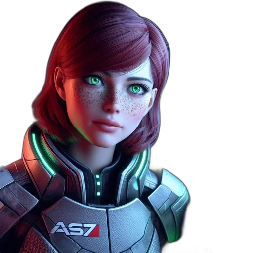 robot, face, staff, jacket transparent PNG cut-out