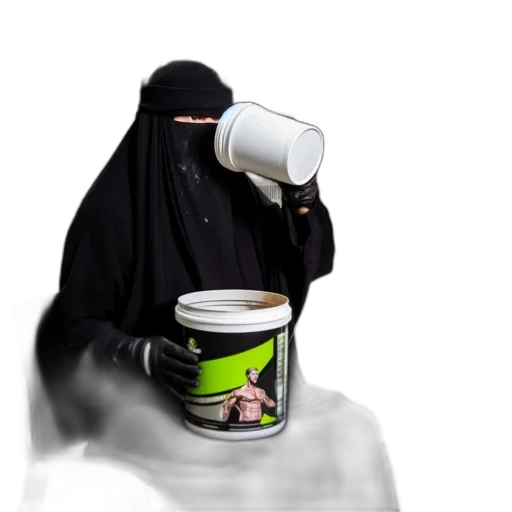 food, mask, robot, staff transparent PNG cut-out