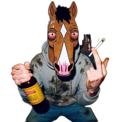 jacket, mask, animal, staff transparent PNG cut-out
