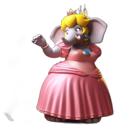 crown, dress, staff, robot transparent PNG cut-out