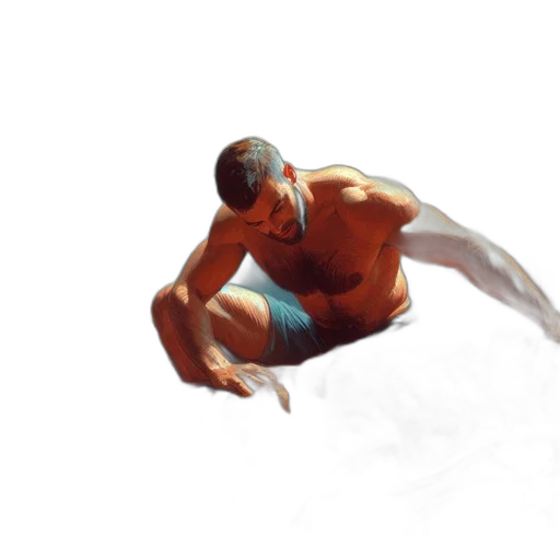 creature, concept art, comic book art, photorealistic transparent PNG cut-out