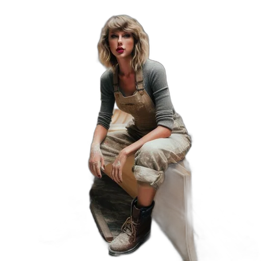 shoes, jacket, dress, concept art transparent PNG cut-out