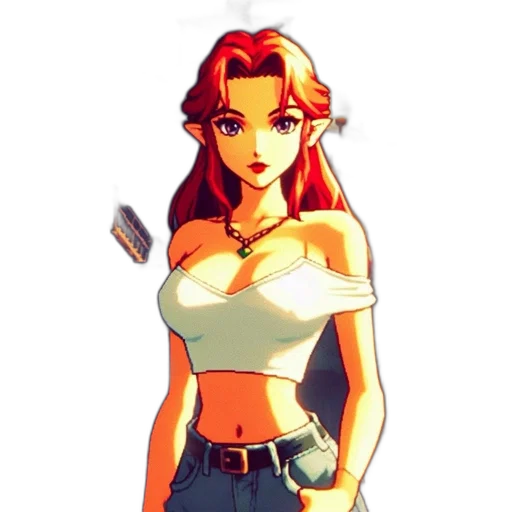 staff, dress, weapon, pixel art transparent PNG cut-out