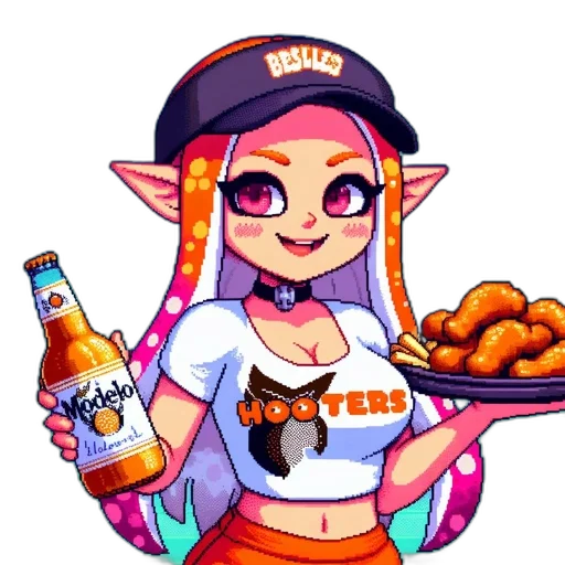 food, pixel art, cartoon, anime transparent PNG cut-out