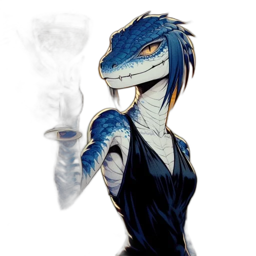 dragon, mask, dress, creature transparent PNG cut-out