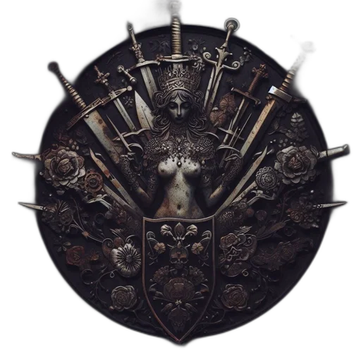 crown, sword, weapon, staff transparent PNG cut-out
