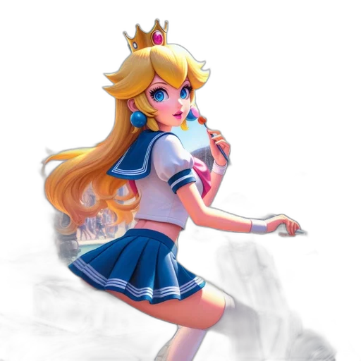 crown, dress, staff, concept art transparent PNG cut-out
