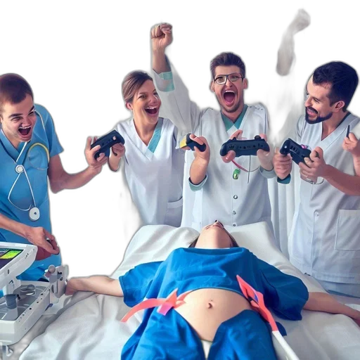 staff, concept art, fire, hospital transparent PNG cut-out