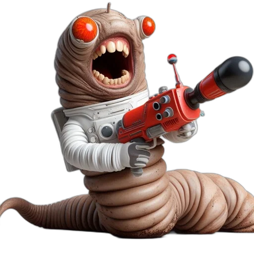 staff, weapon, creature, robot transparent PNG cut-out