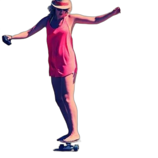 staff, dress, hat, 3d render transparent PNG cut-out