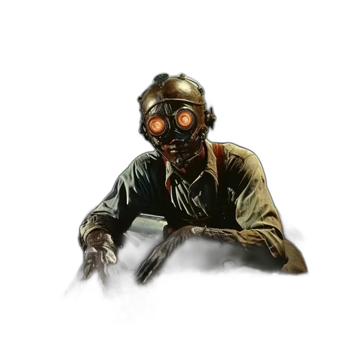 mask, robot, staff, face transparent PNG cut-out