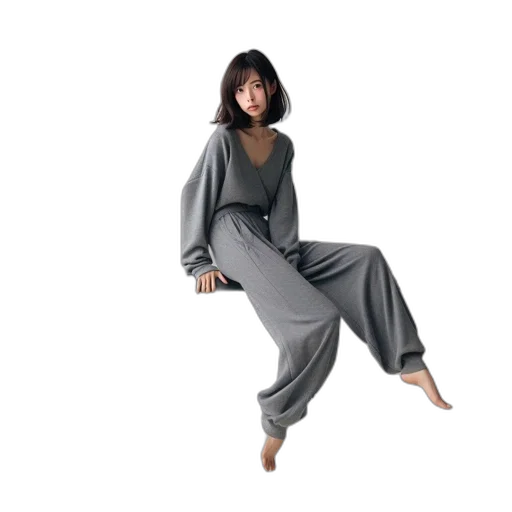 dress, 3d render, young, woman transparent PNG cut-out