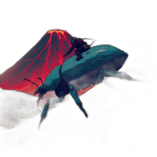 dragon, creature, umbrella, animal transparent PNG cut-out