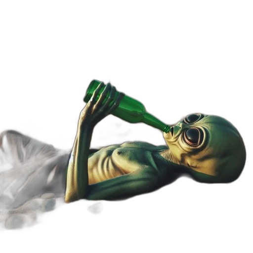 bottle, creature, mask, robot transparent PNG cut-out