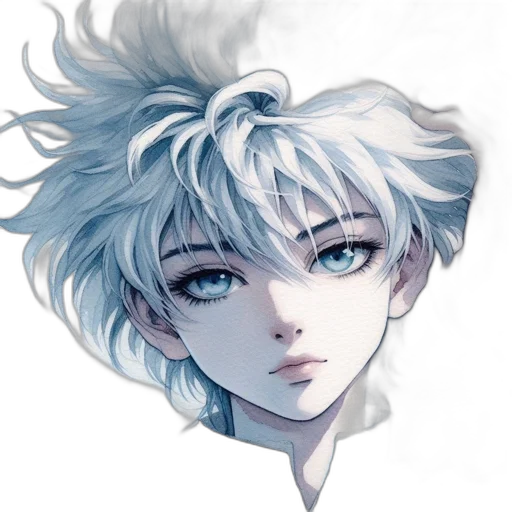 face, mask, creature, hair transparent PNG cut-out