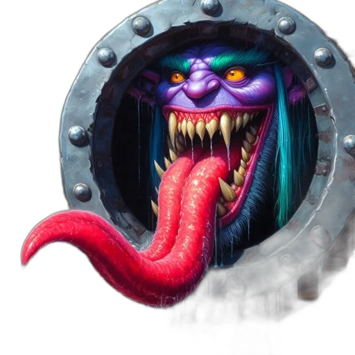 dragon, creature, face, mask transparent PNG cut-out