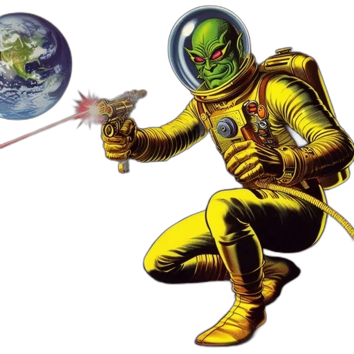 weapon, comic book art, concept art, outer space transparent PNG cut-out