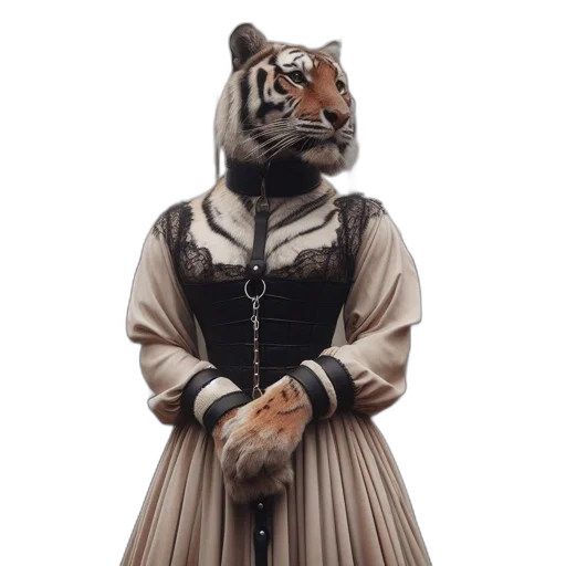dress, animal, creature, mask transparent PNG cut-out