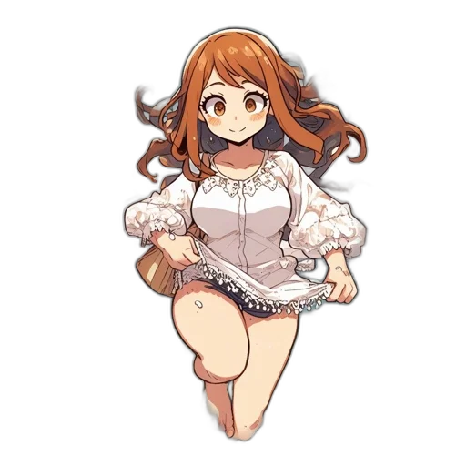 dress, staff, creature, crown transparent PNG cut-out